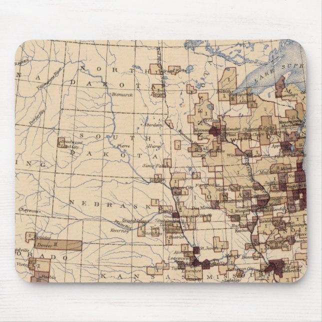 185 Value products/sq mile Mouse Pad (Front)
