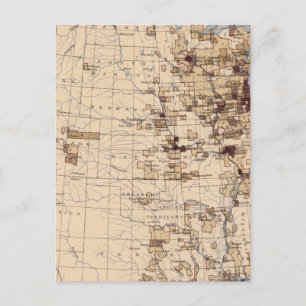 185 Value products/sq mile Postcard