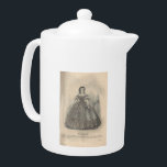 1860 Godey's The Coraline Teapot<br><div class="desc">1860 Godey's The Coraline Teapot</div>