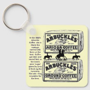 "1860's Arbuckles' coffee" Keychain
