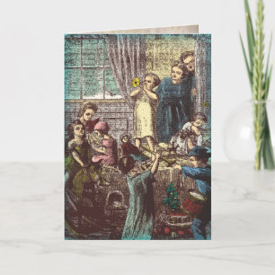 1860's Christmas Holiday Card