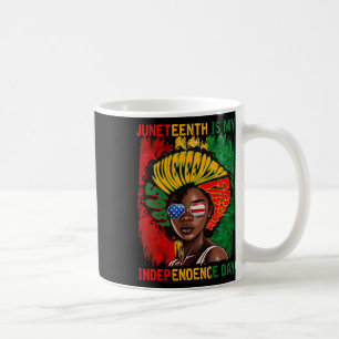 1865 Is My Independence Day American African Flag Coffee Mug