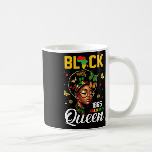 1865 Juneteenth Black Queen June 19th Coffee Mug