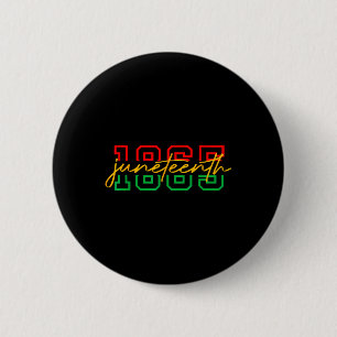 1865 Juneteenth Celebrate African American Freedom 2 Inch Round Button