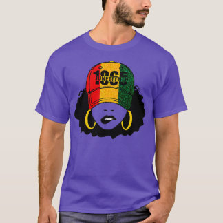 1865 Juneteenth Celebrate Black Girl Magic Melanin T-Shirt