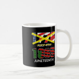 1865 - Not July 4th 1776 Independence Day Flag  Coffee Mug