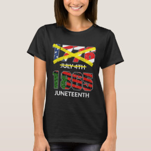 1865 - Not July 4th 1776 Independence Day Flag T-Shirt