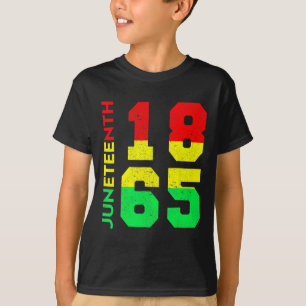 1865 Shirt Men Juneteenth Is My Independence Day
