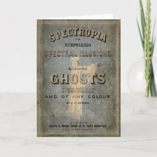 1866 Book of Ghosts - "Spectropia" Card