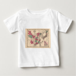 1868 Map - Johnson's China and Japan Baby T-Shirt