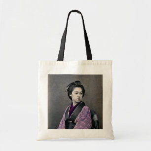 1870 Beautiful Japanese Woman Tote Bag