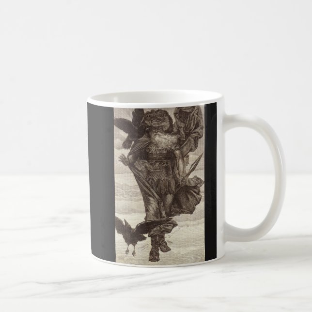1871 Odin, Norse God of Wisdom Coffee Mug (Right)