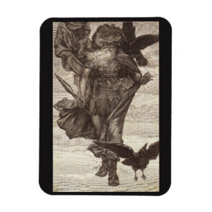 1871 Odin, Norse God of Wisdom Magnet