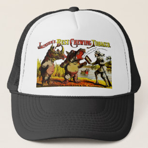 1871 Vintage Chewing Tobacco Ad Trucker Hat