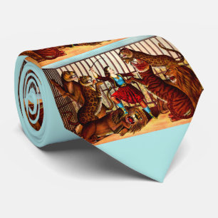 1874 The Lion Queen print Tie