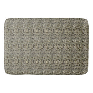 1876 Vintage William Morris Anemone Bath Mat
