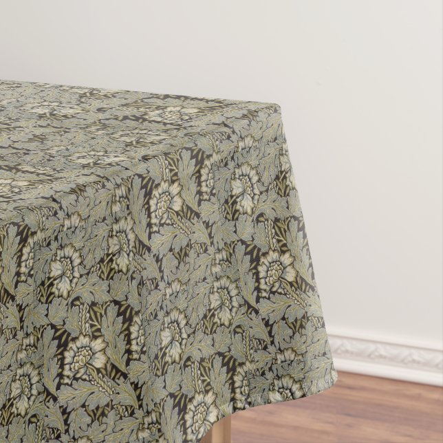 1876 Vintage William Morris  Anemone Tablecloth (In Situ)