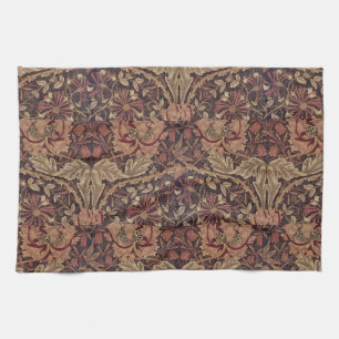 1876 Vintage William Morris Honeysuckle Kitchen Towel