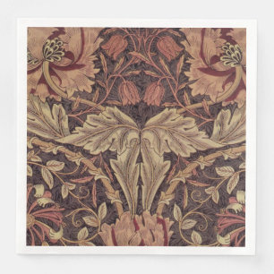 1876 Vintage William Morris Honeysuckle Napkin