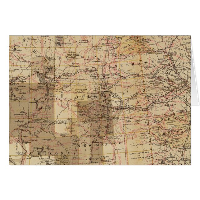 1878 Carte des relevés géographiques américains 2 (Devant horizontal)