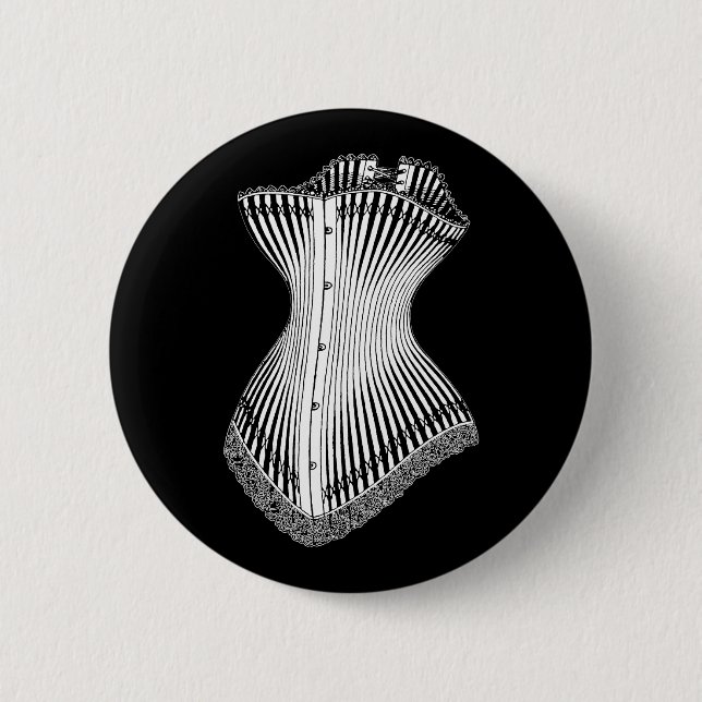 1878 Corset 2 Inch Round Button (Front)