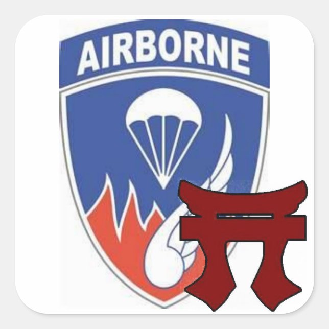 187e Stickers de l'équipe de combat régimentaire (Devant)