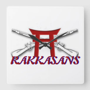 187th Crossed Rifles Torri Rakkasans Clock