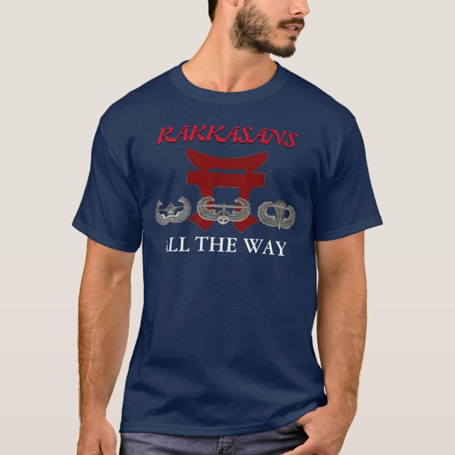 187TH INFANTRY RAKKASANS T-Shirt (Front)