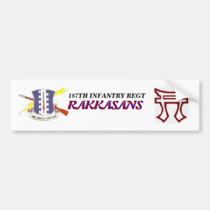 187TH INFANTRY  RAKKASANS TORRI Bumper Sticker