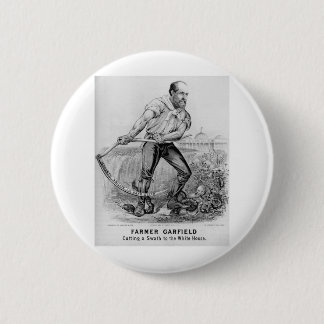1880 Garfield 2 Inch Round Button
