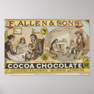 1880 London magazine ad Poster