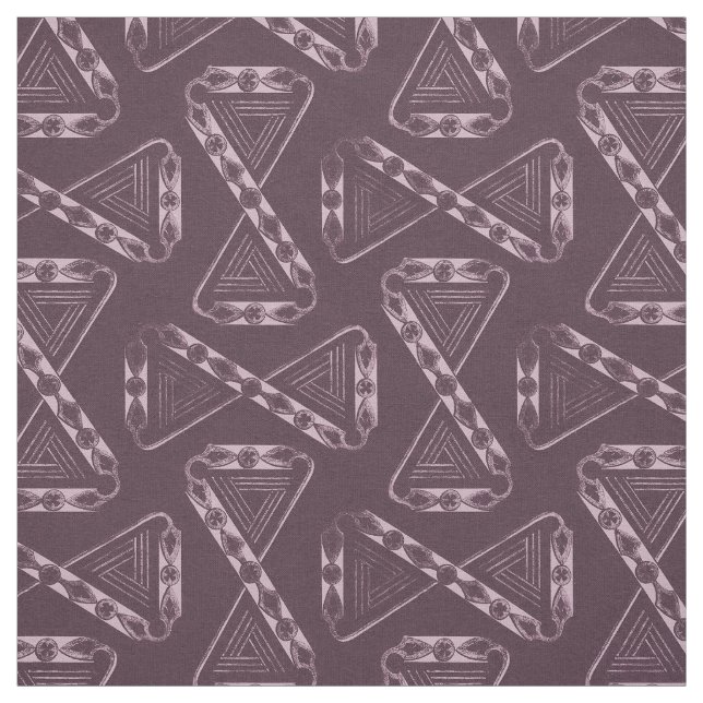 1880 Was a Long Time Ago, Aubergine Fabric (Swatch)