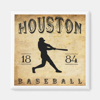1884 Houston Texas Baseball Magnet