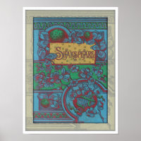 1884 SHAKSPEARE BOOK COVER ART