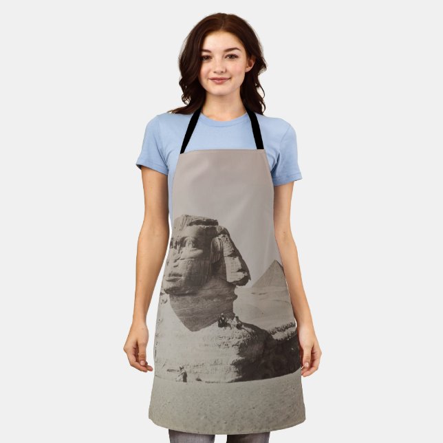 1887 Great Sphinx of Giza Necropolis in Egypt Apron (Worn)