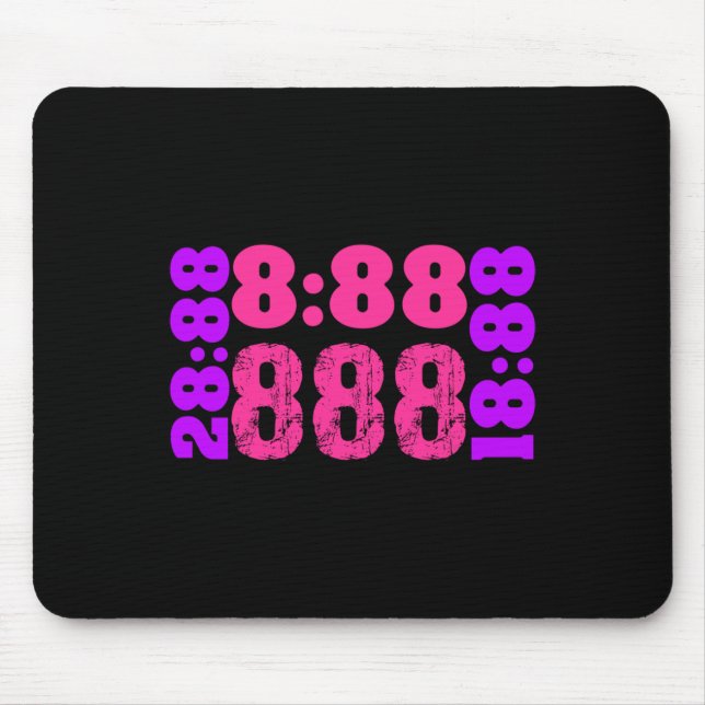 1888..888 Angel Numbers 888  Mouse Pad (Front)