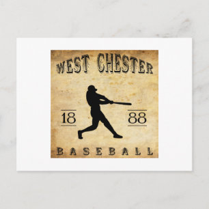 1888 West Chester Pennsylvania Baseball Postcard