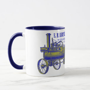 1889 Birdsall's Steam Traction Tractor Farm Mug