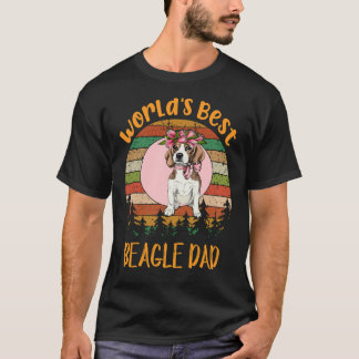 188 World'S Best Beagle Dad T-Shirt