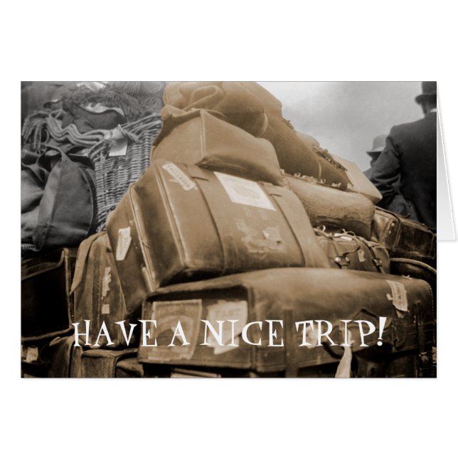 1890 Bagages de voyage sur Wagon Trip Teamster Pho (Devant horizontal)