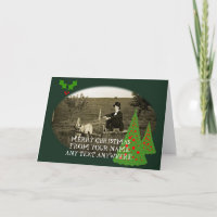 1890 DAPPER MAN WITH PIPE TOP HAT DOG PULLING CART