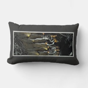 1890 Nocturnal Bike Team Lumbar Pillow