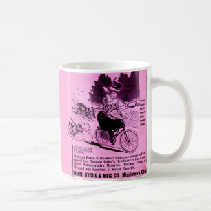 1890s bicycle ad The Racycle Coffee Mug