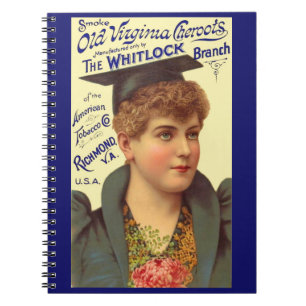 1890s Old Virginia Cheroots ad Notebook