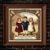 1890s Vintage Children's Clothing Advertisment