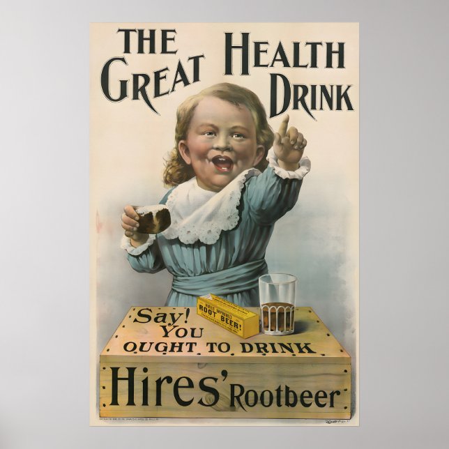 1892 Hires Root Beer Poster (Front)