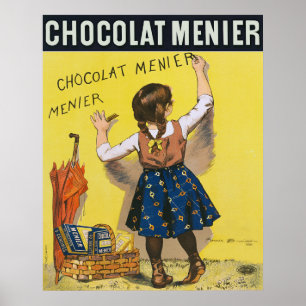 1893 French Candy Advertising Poster