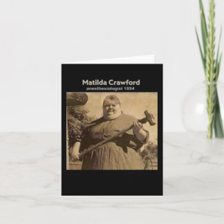 1894 Anesthesiology Card