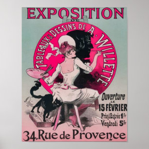 1897 Paris Exposition de Tableaux Poster