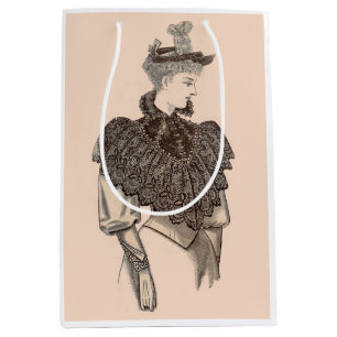 1897 Victorian woman Medium Gift Bag
